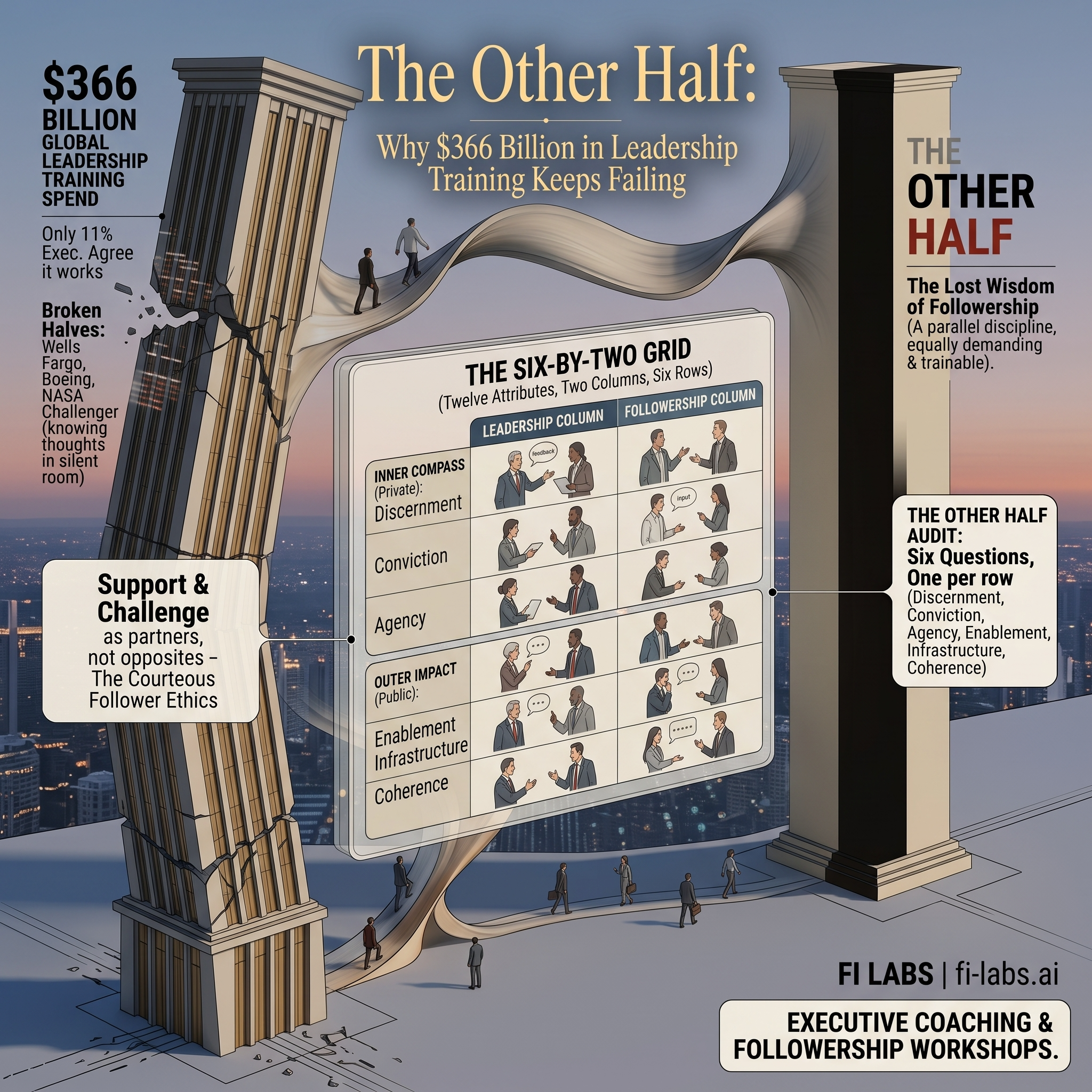 The Other Half: Why $366 Billion in Leadership Training Keeps Failing